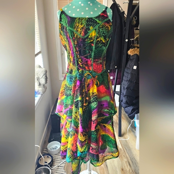 Vibrant Multicolor Dress - Picture 1 of 11